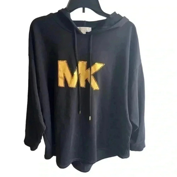 MK Gold Logo Plus Hoodie - Picture 1 of 5